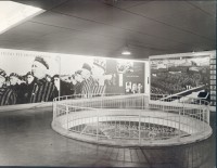 Foto aus der Ausstellung im "Lagermuseum" (1961)